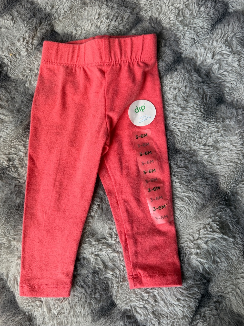 dip Coral-Pink Baby Leggings